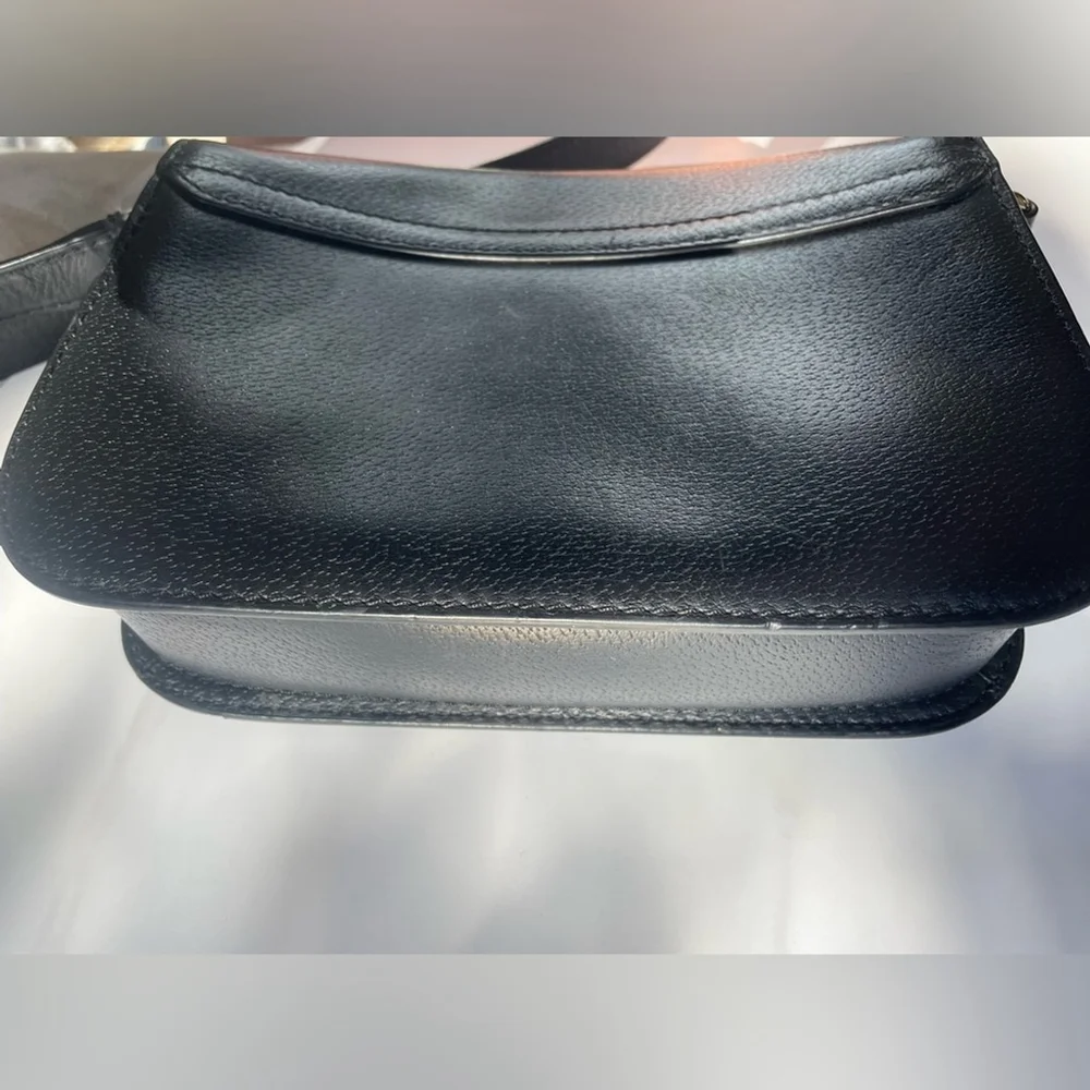 Kate Spade Black Adelaide Grove Street Black Leather Crossbody Shoulder Bag